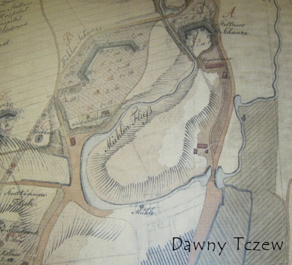 Wycinek z mapy z 1817 r.