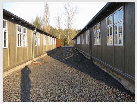 Barracks for prisoners , Sachsenhausen.jpeg