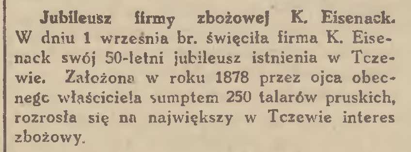 EISENACK.Gazeta Gdańska-, 1928.09.09 nr 207.jpeg
