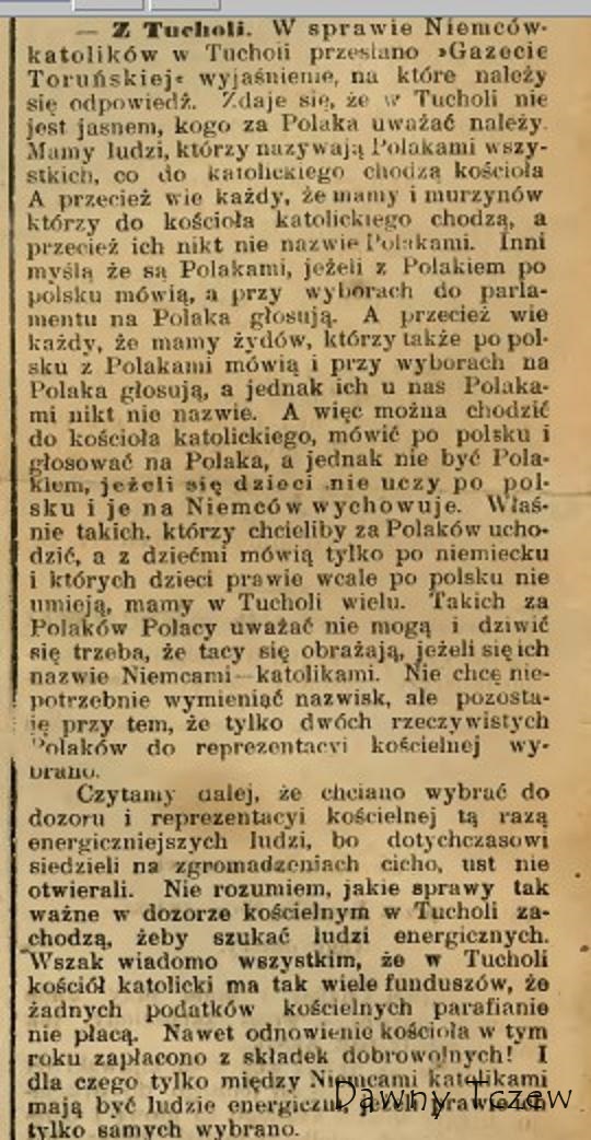 Gazeta Grudziądzka 11 listopada 1899