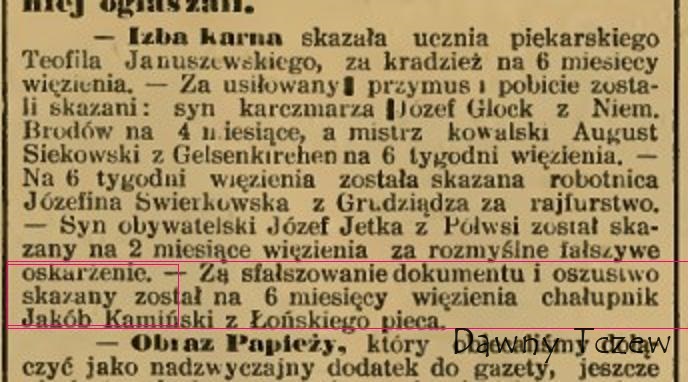 Gazeta Grudziądzka 16 czerwca 1904
