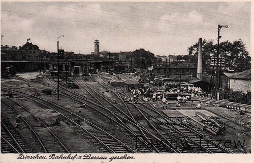 Dirschau - Bahnhof von Liessau gesehen.jpg