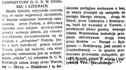 Nasz Przegląd - organ niezależny, 20.11.1935 r. granica.jpg
