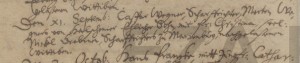 Tczew 09 wrzesień 1651. oo Kacper Wegner kat, syn Marcina Wegner, ożenił się z Krystyną wdową po Mikołaju Berbier kacie z Malborka.