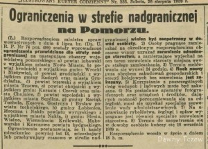 Ilustrowany Kurier Codzienny, 26.08.1939 r.