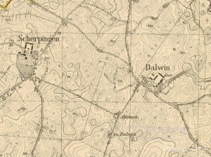 Pruska mapa topograficzna 1:25000 Sobbowitz 539 (1877); z 1889 r. ( w KPBC )