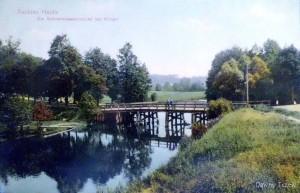 Most w ciągu ulicy Bydgoskiej, lata 1908-1913, wersja kolorowana
