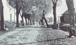 Lata 1919-1939 , Posterunek graniczny pomiędzy Polską i Niemcami na obecnej drodze nr 55.jpg