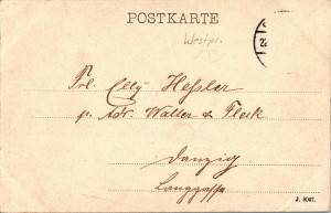 AK GRUSS AUS WESTPREUSSEN DIRSCHAU PORTAL DER GITTERBRÜCKE UM 1900 (2).jpg