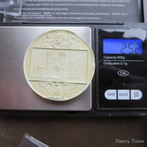 Bronzemedaille 1860 Auf die Einweihung der Eisenbahnbrücke in Dirschau Preussen (3).jpg