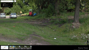Tor do PBW, rozbiórka, Google Streetview, sierpień 2017