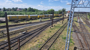 Zajączkowo Tczewskie / PKP CARGOTABOR Sp. z o.o. - lokomotywownia<br />Początek bocznicy na zdjęciu wykonanym na pozostałości rozebranego wiaduktu