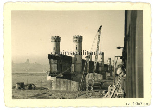 Orig. Foto gesprengte Weichsel Wisla Brücke in TCZEW Dirschau Polen 1939.jpg