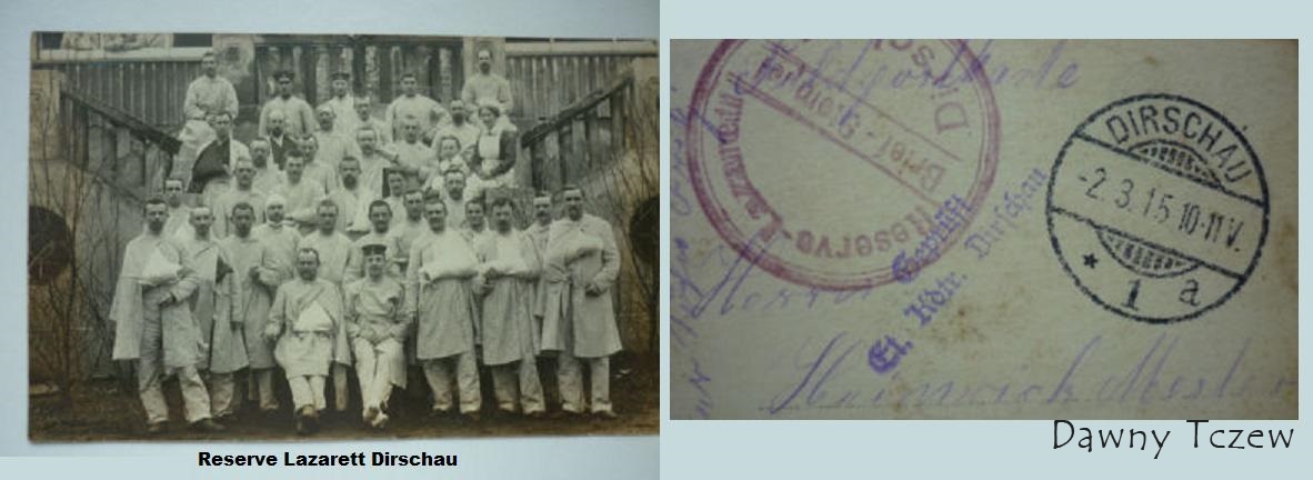 Soldaten im Reserve Lazarett Dirschau, Fotokarte, Feldpost 1915 - eBay.JPG